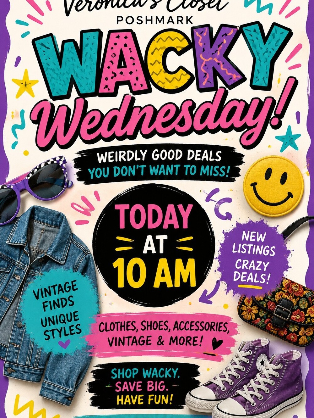 Wacky Wednesday Live Show @ 10am Dst